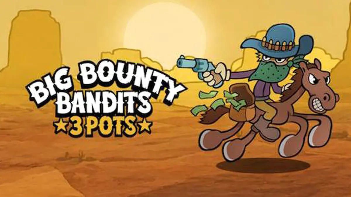 Big Bounty Bandits: 3 Pots slot game interface